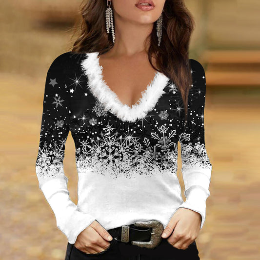 Women's Christmas Long Sleeve Elegant Sweater