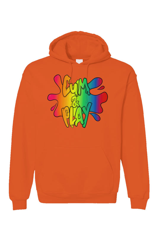 Cum&Play Orange  Unisex Gildan Hoodie