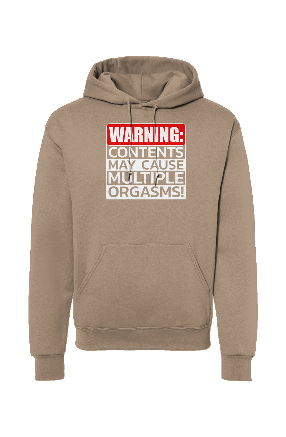 Warning Contents Hooded Sweatshirt