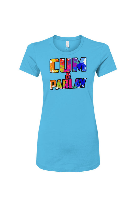 CUM&PARLAY Women's Slim Fit Tee