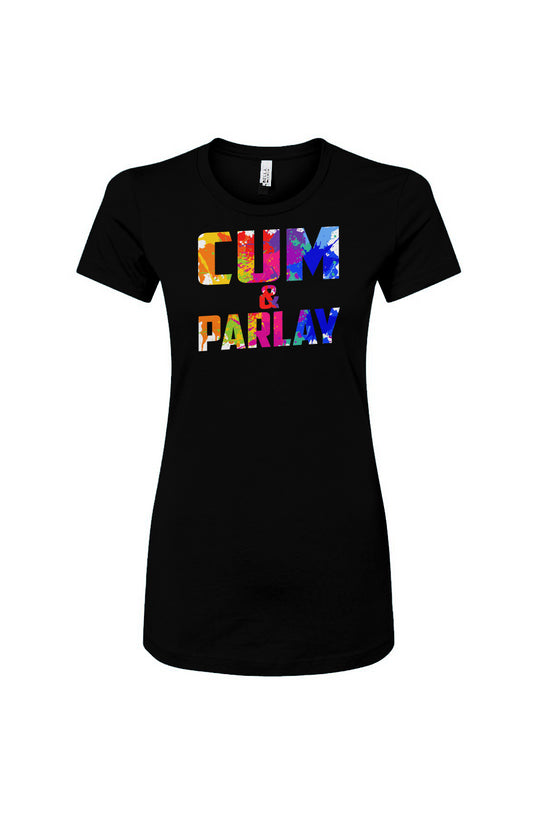 CUM&PARLAY Women's Slim Fit Tee