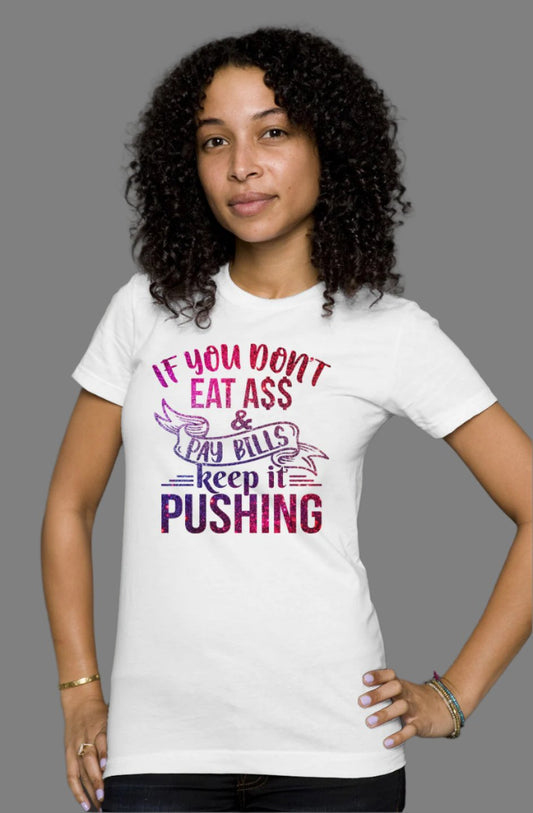 If You Don't Eat A$$ women's Triblend T shirt