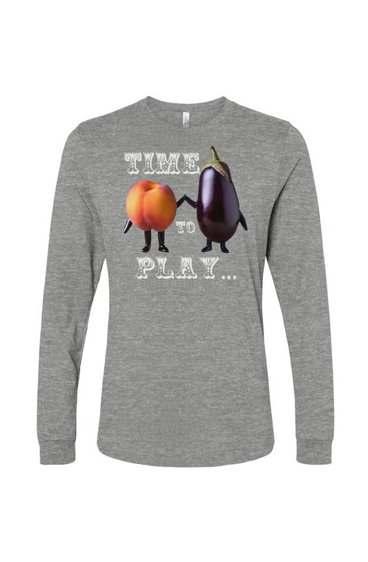 Time To Play Unisex Jersey Long Sleeve Tee