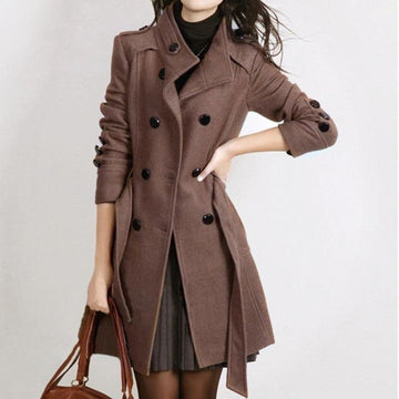 Ladies Wool Casual Coat