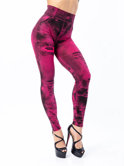 Women's Jean Style Stretch Leggings