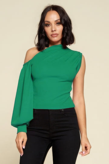 Ladies One-shoulder  Classy Top