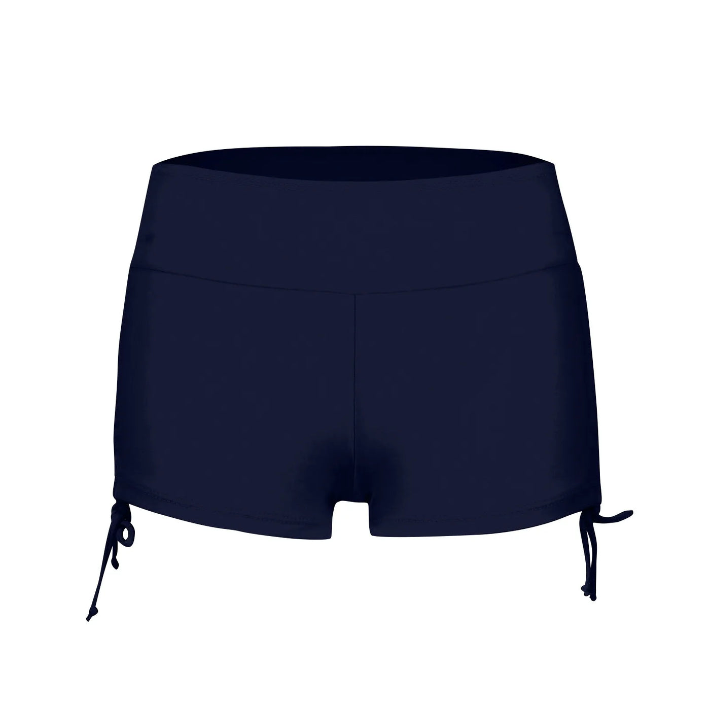 Women Swimsuit Panties Swimwear Beach Shorts High Waist Sides Adjustable Drawstring Stretch Sports Bathing Suit Tankini Bottoms