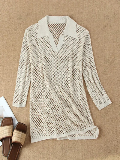 Mini Long Sleeve Swimsuit Cover Up