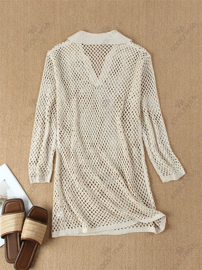 Mini Long Sleeve Swimsuit Cover Up