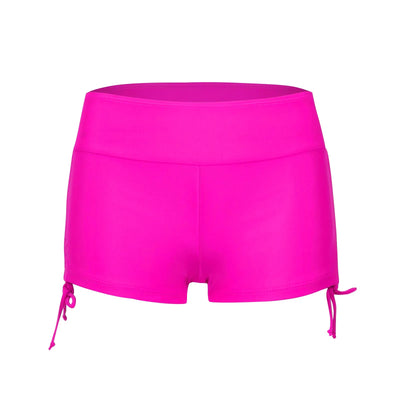 Women Swimsuit Panties Swimwear Beach Shorts High Waist Sides Adjustable Drawstring Stretch Sports Bathing Suit Tankini Bottoms