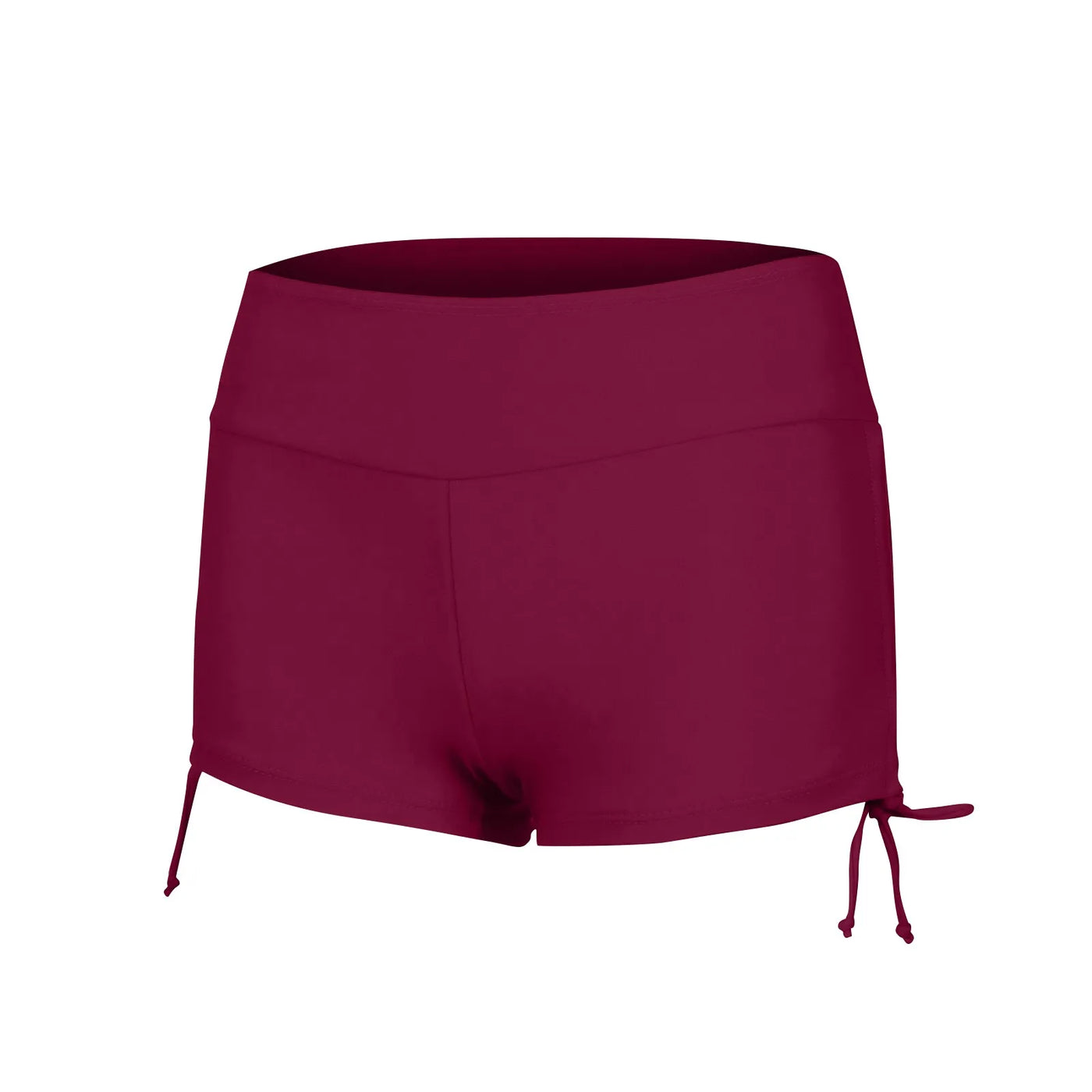 Women Swimsuit Panties Swimwear Beach Shorts High Waist Sides Adjustable Drawstring Stretch Sports Bathing Suit Tankini Bottoms