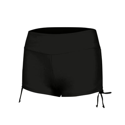 Women Swimsuit Panties Swimwear Beach Shorts High Waist Sides Adjustable Drawstring Stretch Sports Bathing Suit Tankini Bottoms