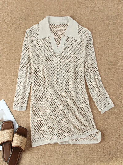 Mini Long Sleeve Swimsuit Cover Up