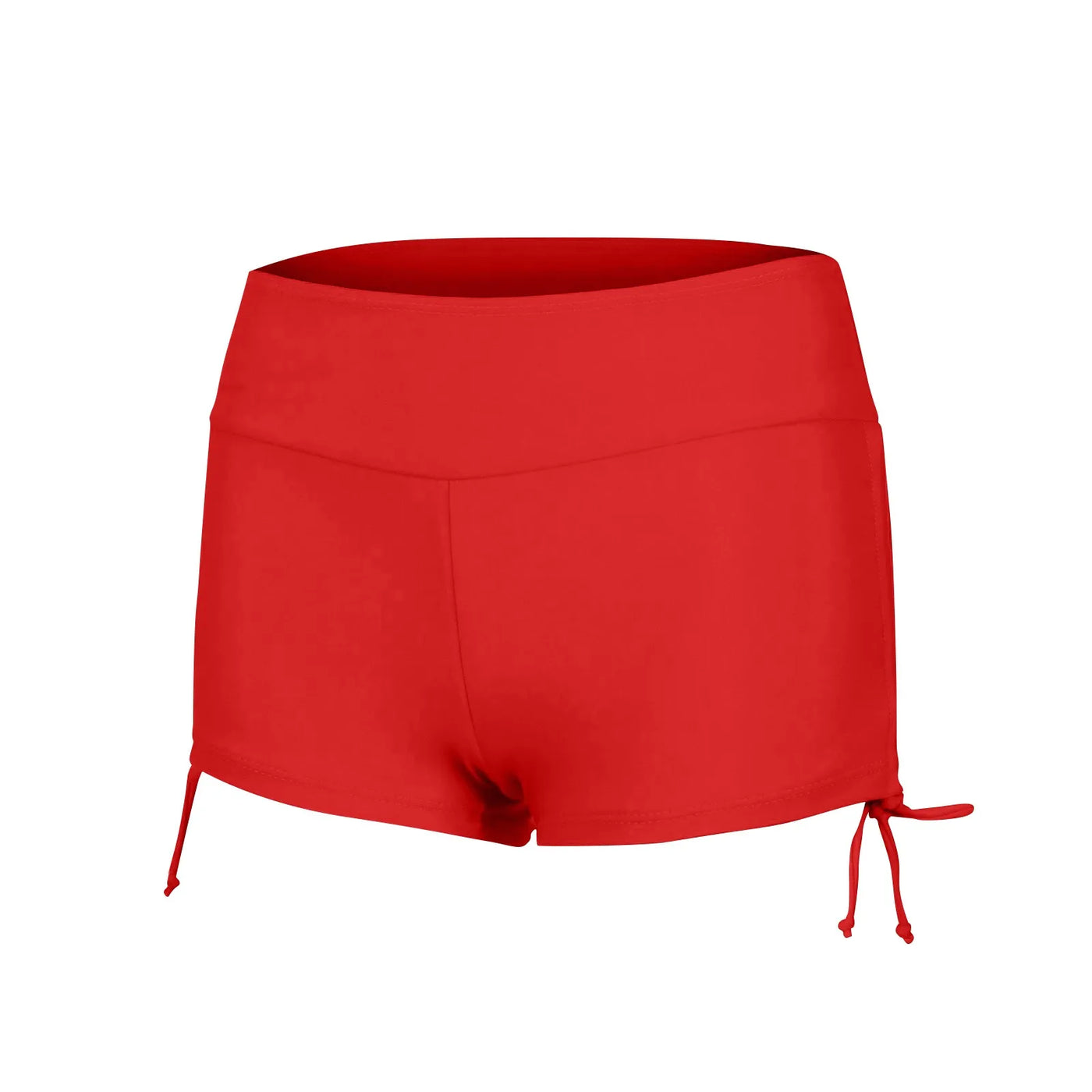 Women Swimsuit Panties Swimwear Beach Shorts High Waist Sides Adjustable Drawstring Stretch Sports Bathing Suit Tankini Bottoms