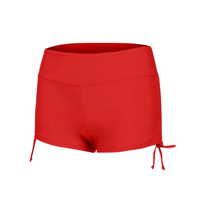 Women Swimsuit Panties Swimwear Beach Shorts High Waist Sides Adjustable Drawstring Stretch Sports Bathing Suit Tankini Bottoms