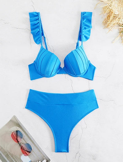 Sexy Rhinestone Bikini Set Women Beach Dresses Multicolor Swimsuit Beach Cover Up 2024 Summer Trend Holiday Dress Female Clothes