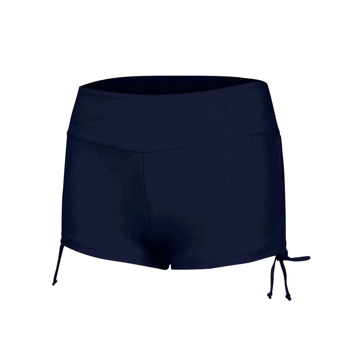 Women Swimsuit Panties Swimwear Beach Shorts High Waist Sides Adjustable Drawstring Stretch Sports Bathing Suit Tankini Bottoms
