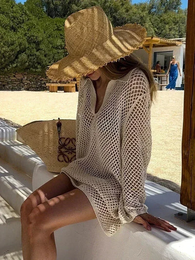 Mini Long Sleeve Swimsuit Cover Up