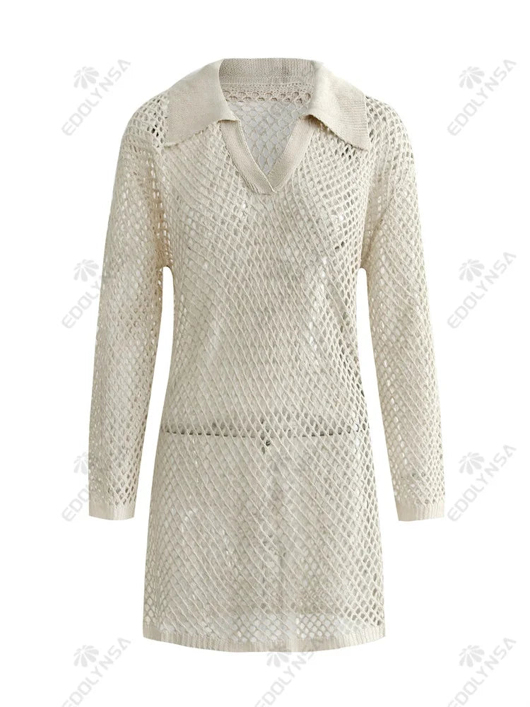 Mini Long Sleeve Swimsuit Cover Up