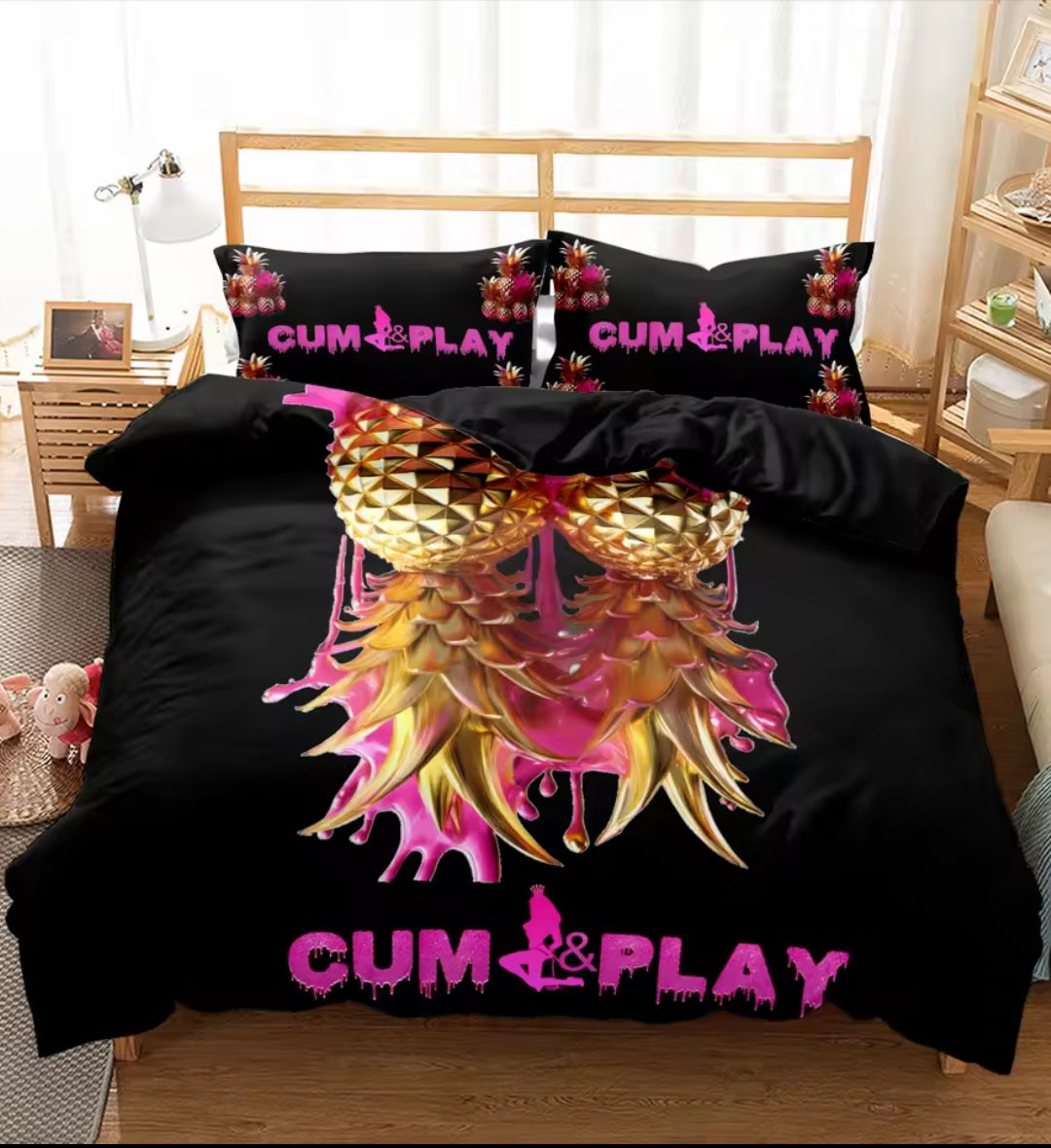 Pineapple Dip 3PC Duvet Comforter Set