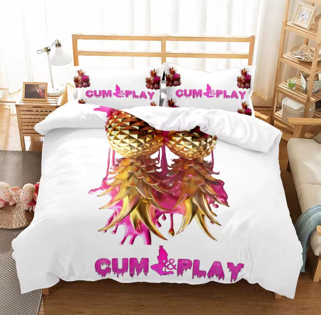 Pineapple Dip 3PC Duvet Comforter Set