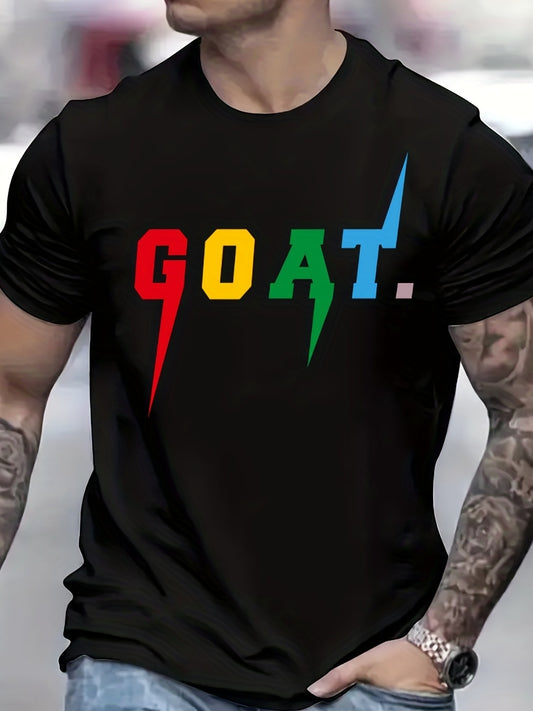 GOAT Patterned Printed Men's Comfortable T-shirt