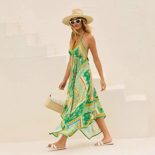 Sunset Bloom Maxi Dress