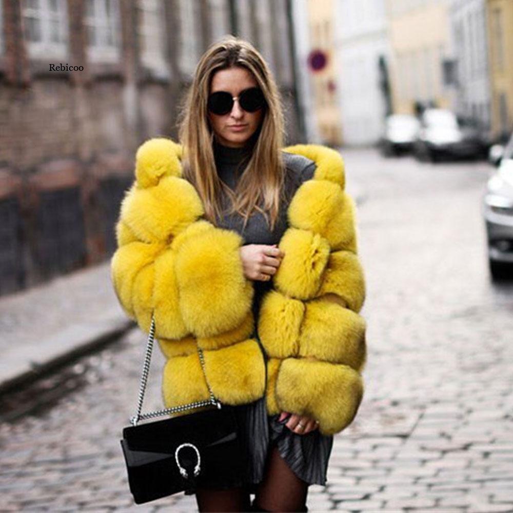 Women's Minimalist Hooded Patchwork Fur Jacket