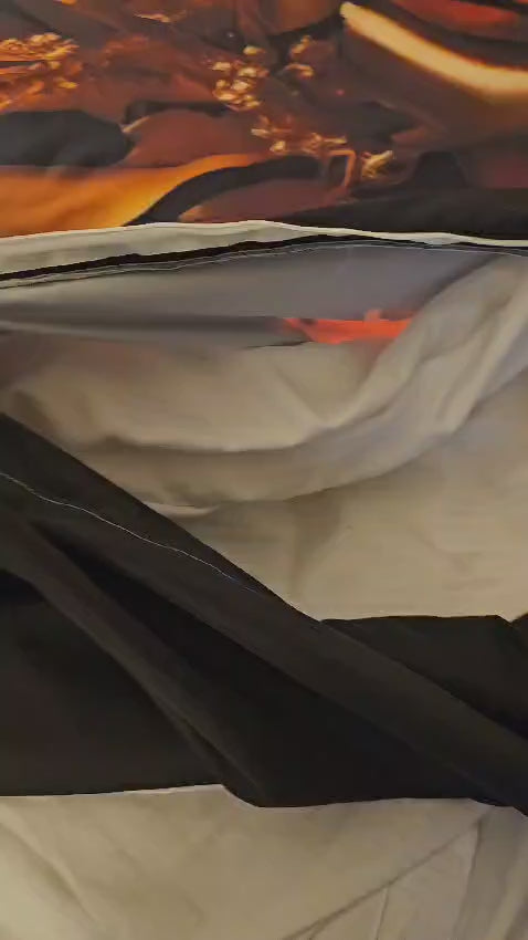 Rose 3PC Duvet Comforter Set